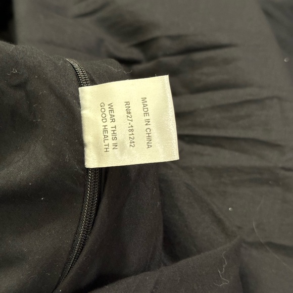 NWT rachel antonoff black fit & flare, low cut party dress size 4 - Picture 5 of 8